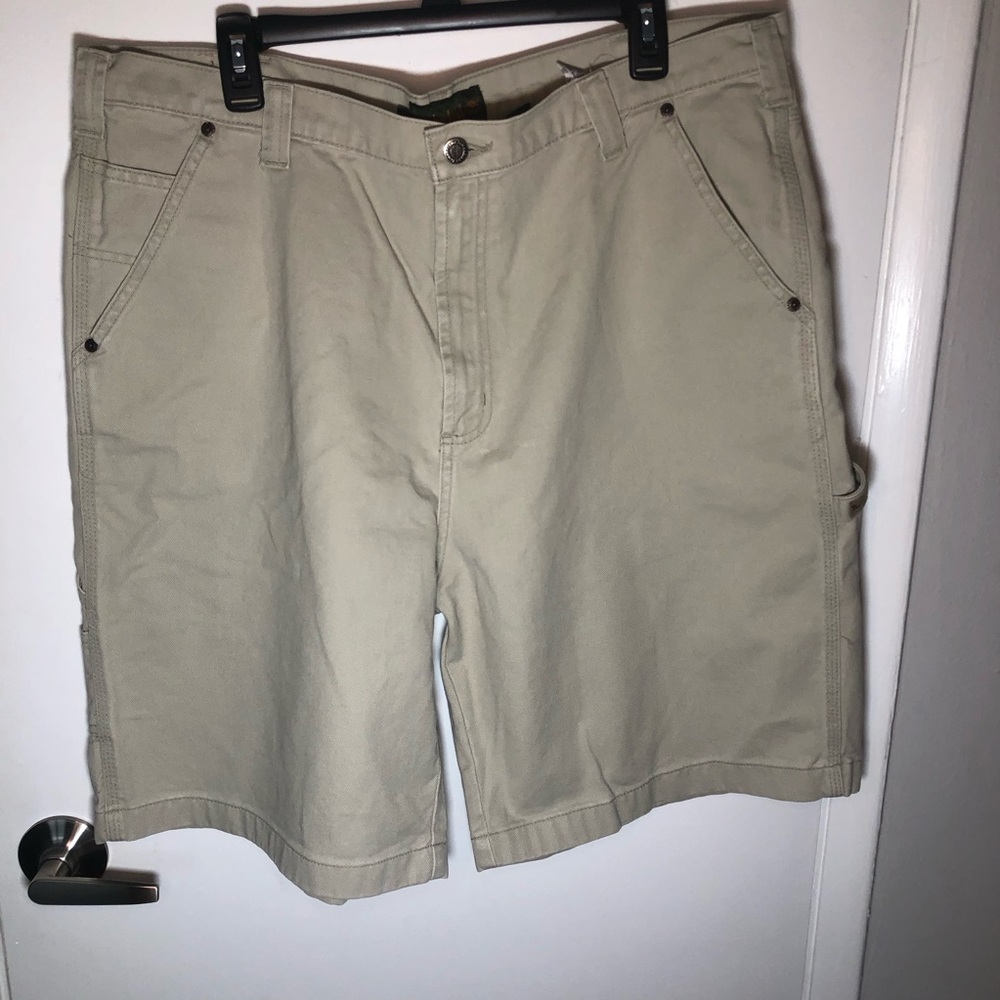 Size 40 Vintage Timberland Carpenter Jean shorts tan